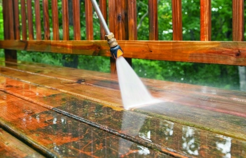 power washing wooden deck mr handyman